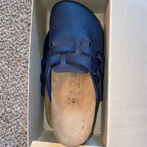 Navy blue slip on Birki’s